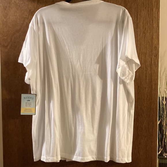 Rider’s by Lee white short sleeve tee NWT - Picture 4 of 6